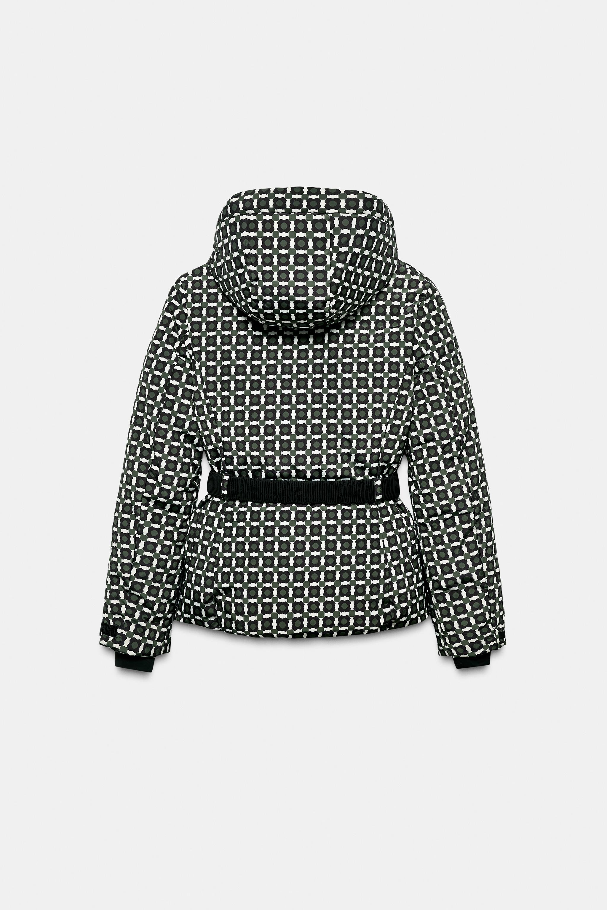 HOODED WATER RESISTANT WINDPROOF DOWN COAT RECCO® TECHNOLOGY SKI COLLECTION